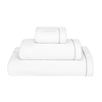 Ręcznik Graccioza Continental 30x30 cm White/Silver