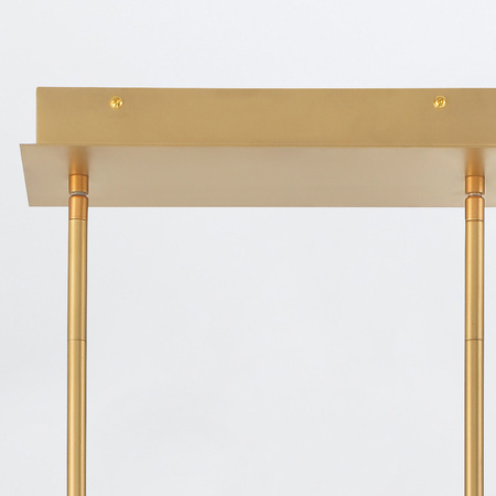 Mała lampa wyspowa Inizio - Szczotkowane złoto