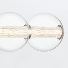 Kinkiet Atomo - 4 źródła światła - Polerowany chrom