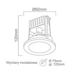 Oprawa wpuszczanaScudo