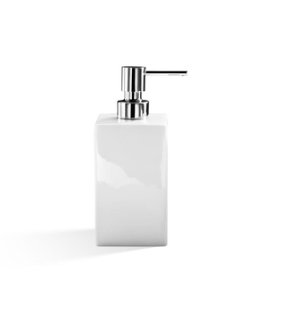 Dozownik mydła Decor Walther Biała porcelana / Chrom