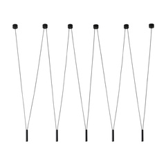 Lampa wisząca Viva V Nero