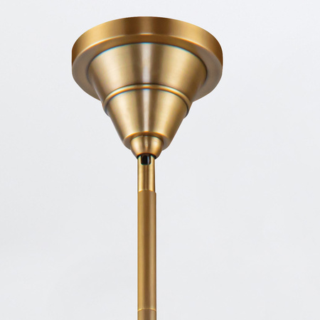 Lampa wisząca Willard - 1 źródło światła - Vintage mosiądz