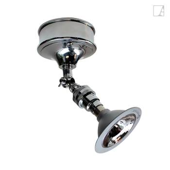 Lampa kierunkowa Authentage Marron na okrągłej podstawie