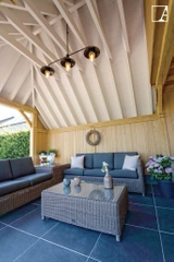 Lampa wisząca Authentage Elébase multiple na rurze