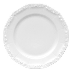 Talerz 25 cm Maria Biała