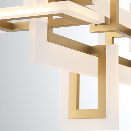 Średnia lampa wyspowa Inizio - Szczotkowane złoto