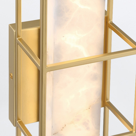 Średni kinkiet Blakley - 1 źródło światła - Szczotkowane złoto