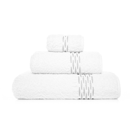 Ręcznik Graccioza Alhambra 30x30 cm White/Silver