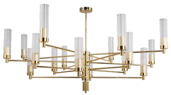 LAMPA WISZĄCA SETI - POLEROWANY MOSIĄDZ - KUTEK MOOD - MY HONEY HOME