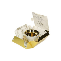 Filiżanka cafe au lait Tric Gold