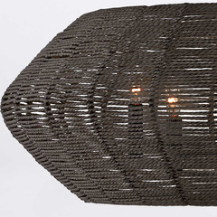 Lampa wisząca Luca - 5 źródeł światła - Czarny