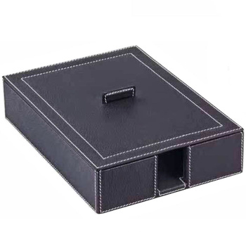 POJEMNIK NA PAPIER A4 - GRAFITOWY - 24,5X33,5X9CM - GIOBAGNARA - MY HONEY HOME