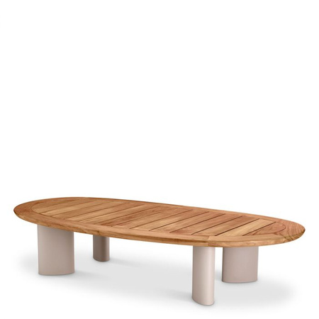 Stolik kawowy Free Form natural teak