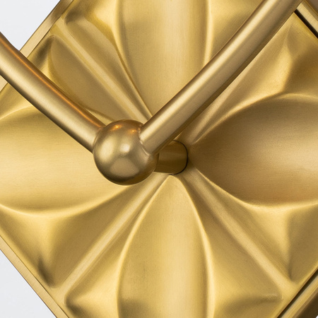 Kinkiet Epsilon - 2 źródła światła - Postarzany mosiądz