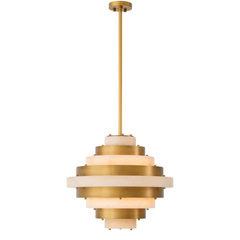 Żyrandol Lazzari antique brass finish Eichholtz