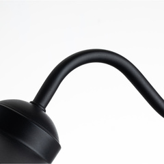 Latarnia naścienna z czujnikiem ruchu Klampenborg - 1 źródło światła - Czarna