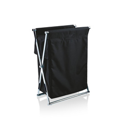 Kosz na pranie Decor Walther Chrom / Czarny