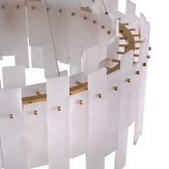 Żyrandol Eichholtz Pizzorni antique brass finish