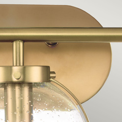 Kinkiet Hollis - 3 źródła światła - Stary mosiądz