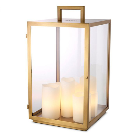 Lampa stołowa Eichholtz Debonair z wykończeniem w kolorze antycznego mosiądzu