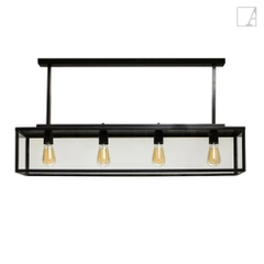 Lampa wisząca Authentage Vitrine na długiej rurze