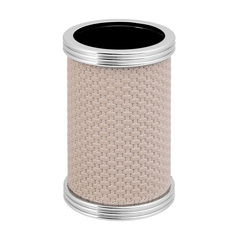 POJEMNIK AMALFI BEŻOWY - CHROM - 7 x 10 cm - GIOBAGNARA - MY HONEY HOME