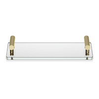 Taca Decor Walther złoto 24-karatowe / transparentne szkło
