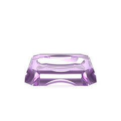 KRISTALL Mydelniczka Decor Walther Fioletowy