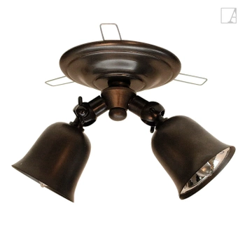 Lampa kierunkowa Authentage Fleure Twin rosas ze sprężynami