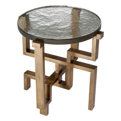 Stolik boczny Eichholtz Gee vintage brass finish