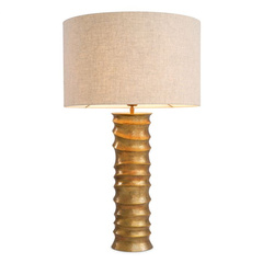 Lampa stołowa Levy grey marble incl shade