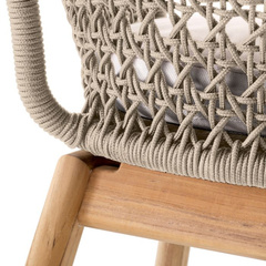 Krzesło Trinity cream weave flores off-white