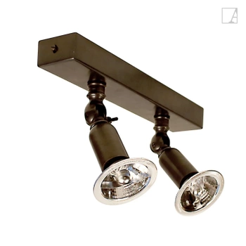 Lampa kierunkowa Authentage Fiston o szerokości 50 cm