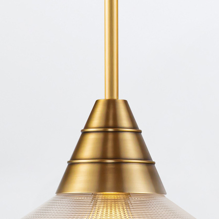 Lampa wisząca Willard - 1 źródło światła - Vintage mosiądz