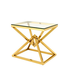 Stolik boczny Connor w kolorze złotym Eichholtz - My Honey Home