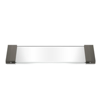 Taca mała Decor Walther Ciemny Metal matowy / transparentne szkło