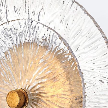 Kinkiet Rene - 1 źródło światła - Przecierany mosiądz