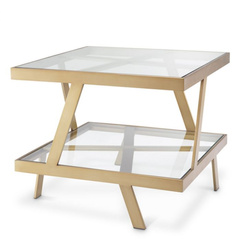 Stolik boczny Eichholtz Billinghurst Square brushed brass finish