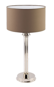 LAMPA STOŁOWA BOLT - NIKLOWANY MOSIĄDZ- KUTEK MOOD - MY HONEY HOME