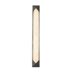 Duży kinkiet LED Caesar - Miejski brąz