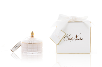 Cote Noire Świeca Art Deco White