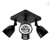 Lampa kierunkowa Authentage Poire na kwadratowej podstawie - duża