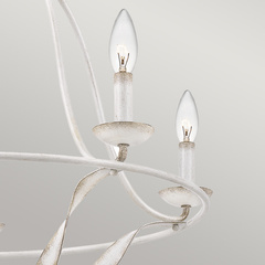 Żyrandol Bradbury- 5 źródeł światła - Biały