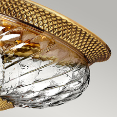 Żyrandol Plantation - 5 źródeł światła - Oksydowany mosiądz