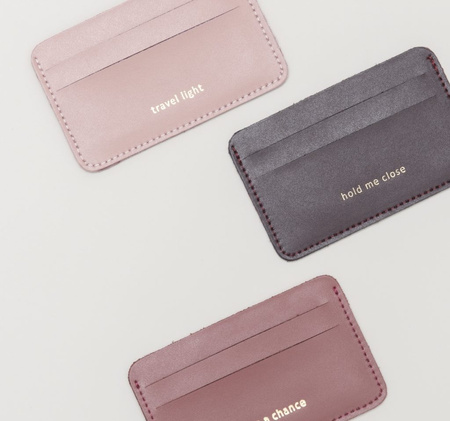 ETUI NA KARTY - DARK PINK - BY B+K - MY HONEY HOME