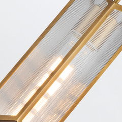 Lampa wisząca Cairo - 1 źródło światła - Vintage mosiądz