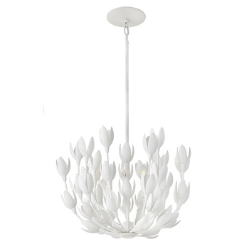 Lampa wisząca Flora - 3 źródła światła - Tynk strukturalny