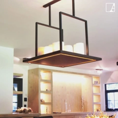 Lampa wisząca Authentage Bellefeu carré