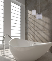 LAMPA WISZĄCA CERO - MOSIĄDZ NIKLOWANY  - KUTEK MOOD - MY HONEY HOME